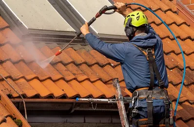 Démoussage et hydrofuge de toiture à Rombas